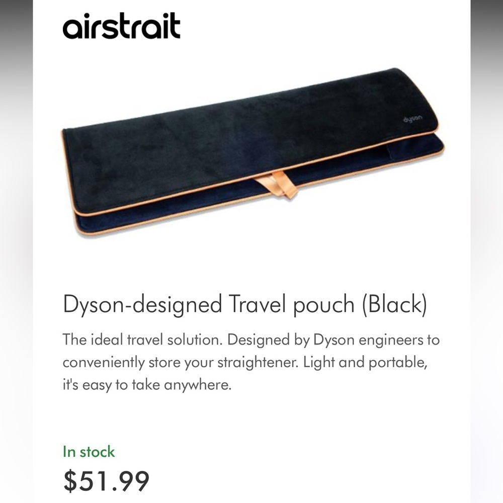 DYSON airstrait travel case!